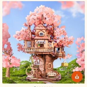 Rolife Sakura 3D Puzzle Treehouse Set (brand new)